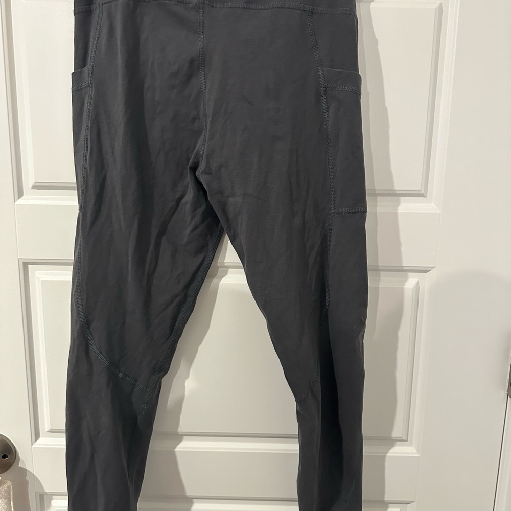 Pact Organic Cotton Gray Maternity Leggings